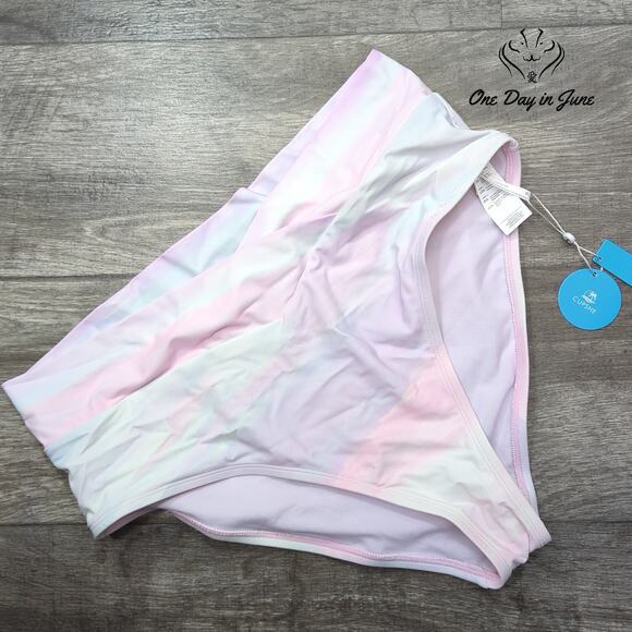 Cupshe Plus Size High Waist Bikini Bottom Size 1X - Picture 1 of 5